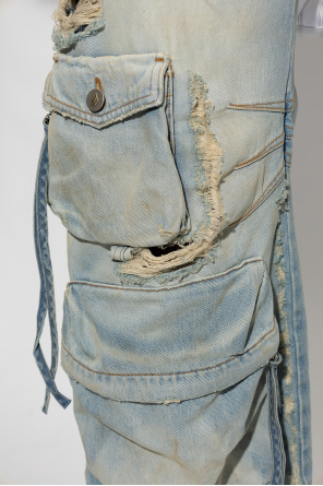Light blue 'Fern' jeans with pockets The Attico